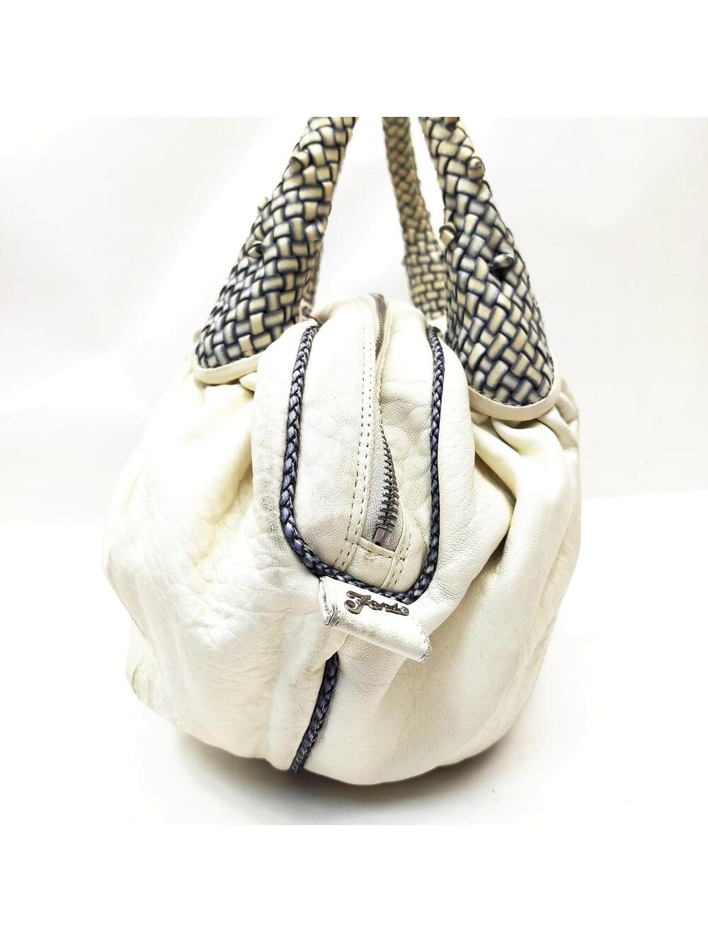 Fendi Hand Bag White Leather 1069319 - Picture 3 of 9